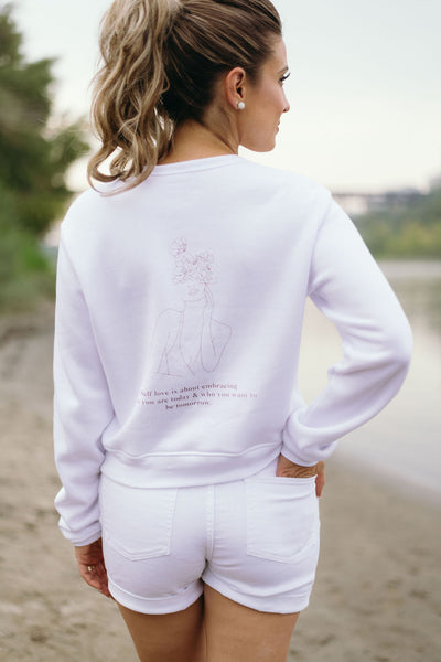 The "Self Love Affirmation" Crewneck Pullover