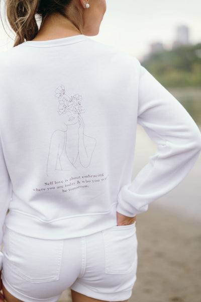 The "Self Love Affirmation" Crewneck Pullover