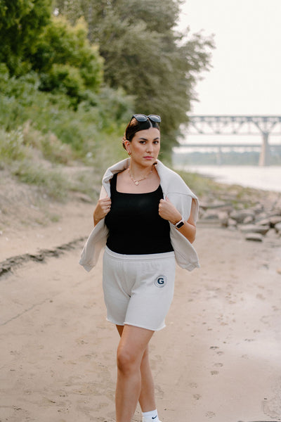 The "G" Label Cutoff Sweatshort