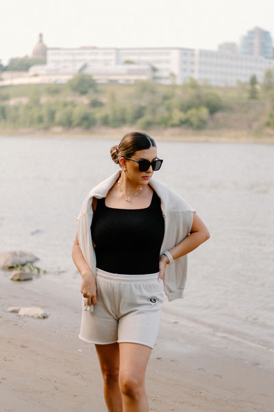 The "G" Label Cutoff Sweatshort