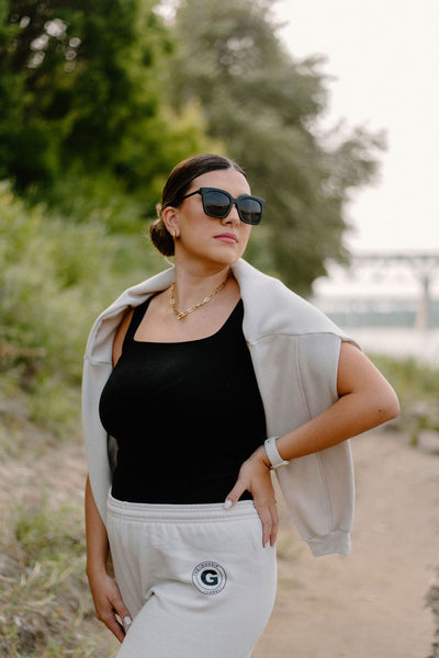 The "G" Label Cutoff Sweatshort