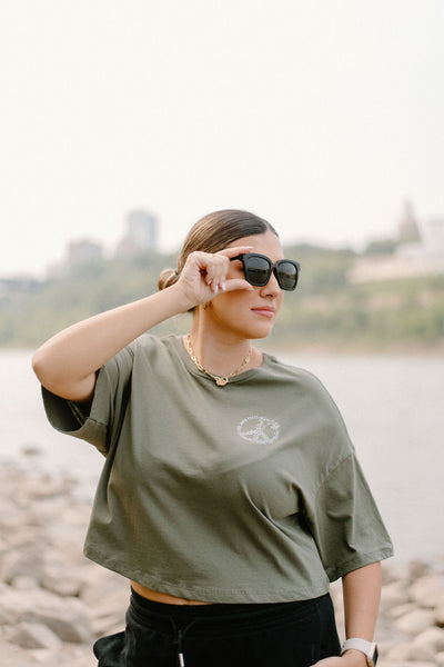 The "Protect Your Inner Peace" Crop Tee