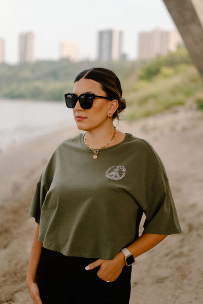 The "Protect Your Inner Peace" Crop Tee