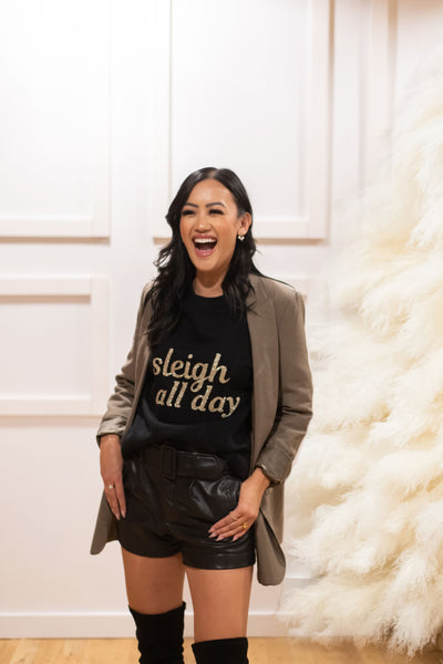 The "Sleigh All Day" Holiday Crewneck