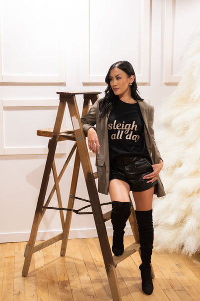 The "Sleigh All Day" Holiday Crewneck