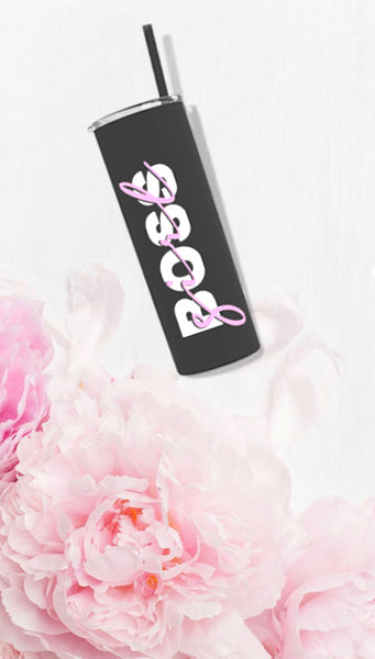 "Girl Boss" Skinny Tumbler
