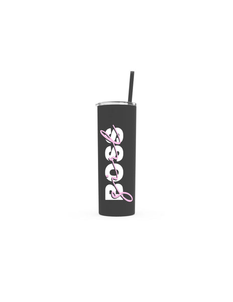 "Girl Boss" Skinny Tumbler
