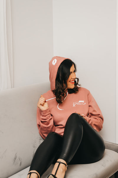 The " Blush Rosé " Hoodie