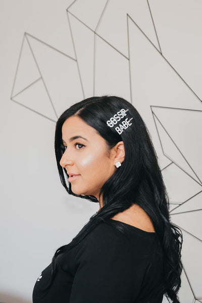 The "BABE" Rhinestone Hair Clip