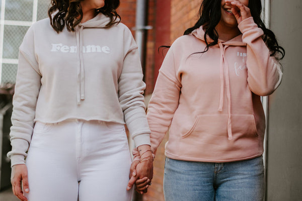 The "Femme" Cropped Hoodie