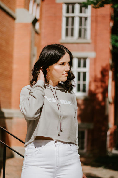 The "Femme" Cropped Hoodie