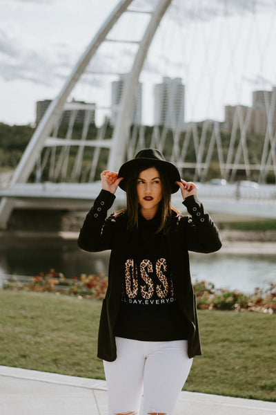 The "Gossip Leopard" Crossover Hoodie