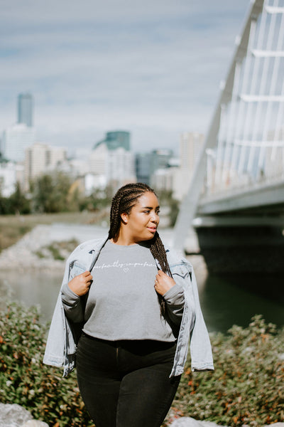 The "Perfectly Imperfect" Crop Sweater