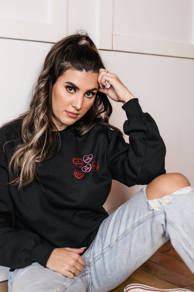 The “Affirmation Hearts” Crewneck