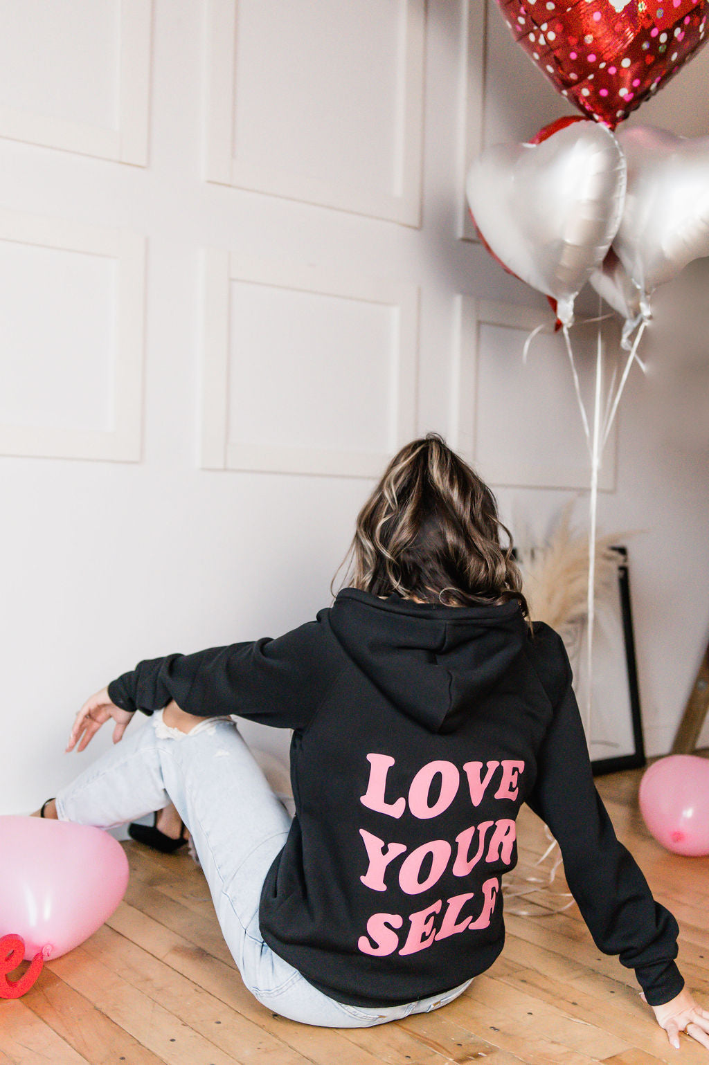 The “Love Yourself” Crossover Hoodie – The Gossip Label